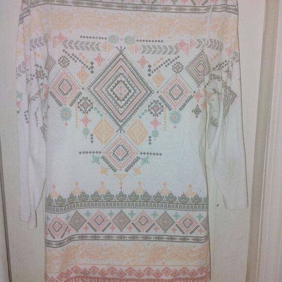 DNA Couture White and Pink Blouse Elegant Top - Picture 9 of 14